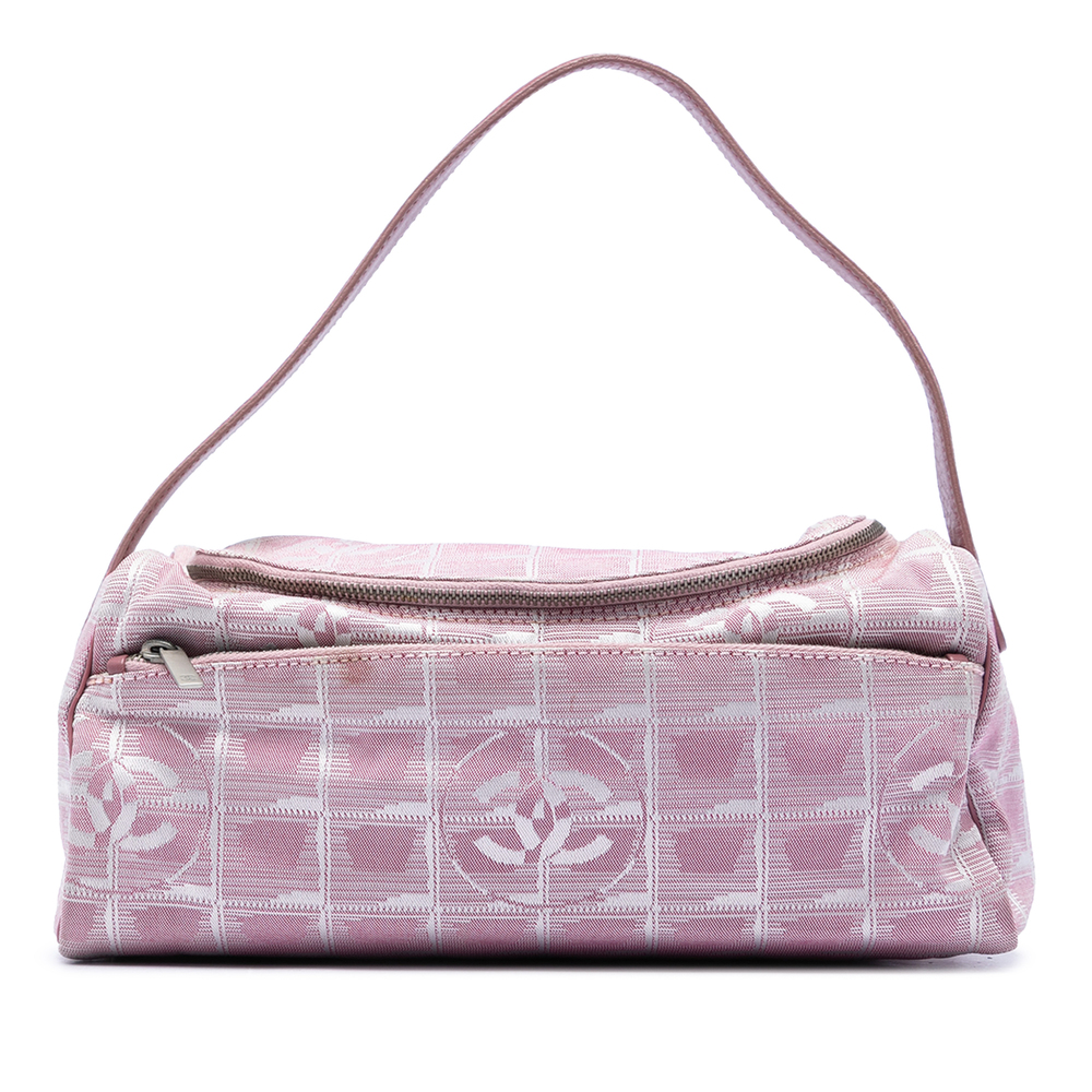 Pre-Loved Chanel Large New Travel Line Nylon Vanity Bag